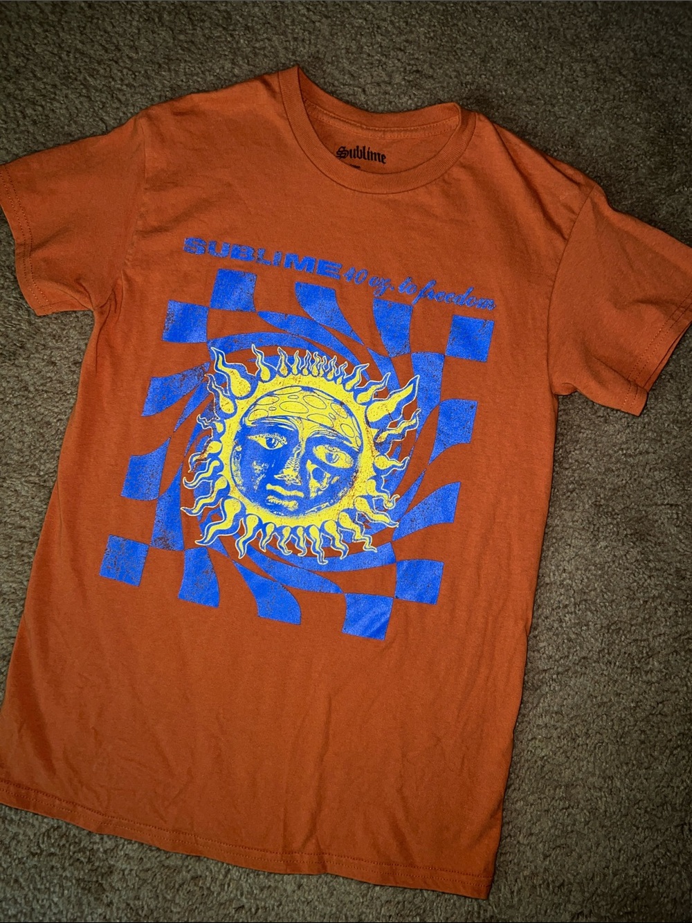 Sublime Orange Sun Graphic Tee